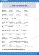 Đề thi học kì 2 Tiếng Anh 10 Friends Global - Đề số 5